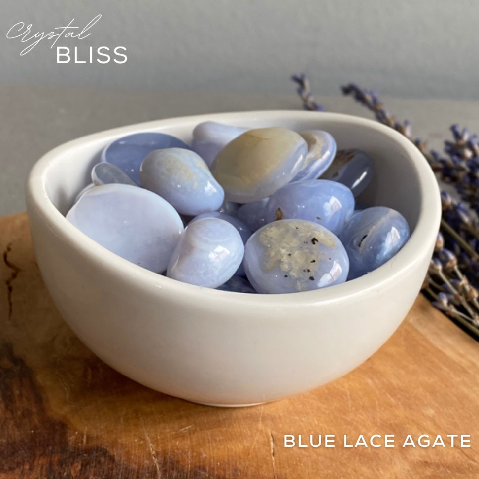 Thumbnail: Blue Lace Agate Tumble