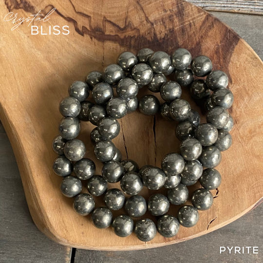 Thumbnail: 12mm Pyrite Bracelet