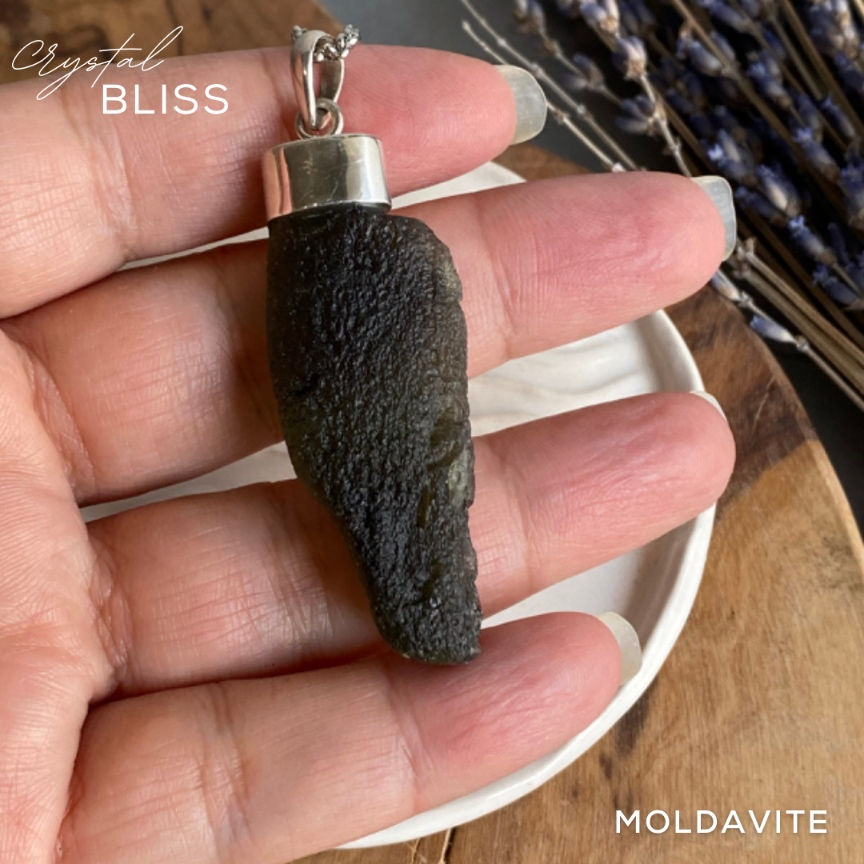 Thumbnail: Large Moldavite  Pendant #1