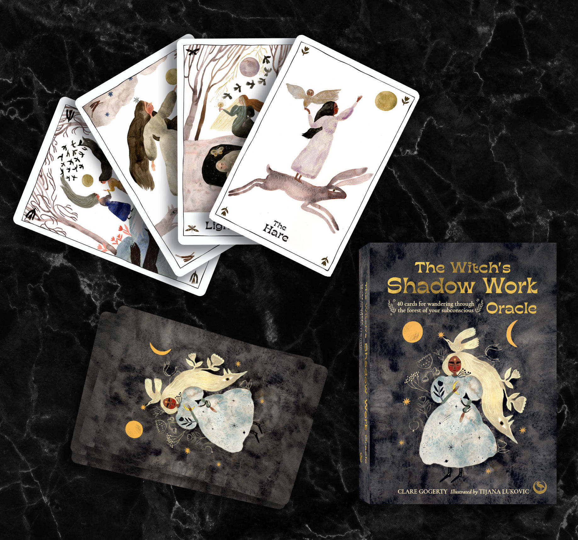 Witch's Shadow Work Oracle Deck - by Gogerty, Clare