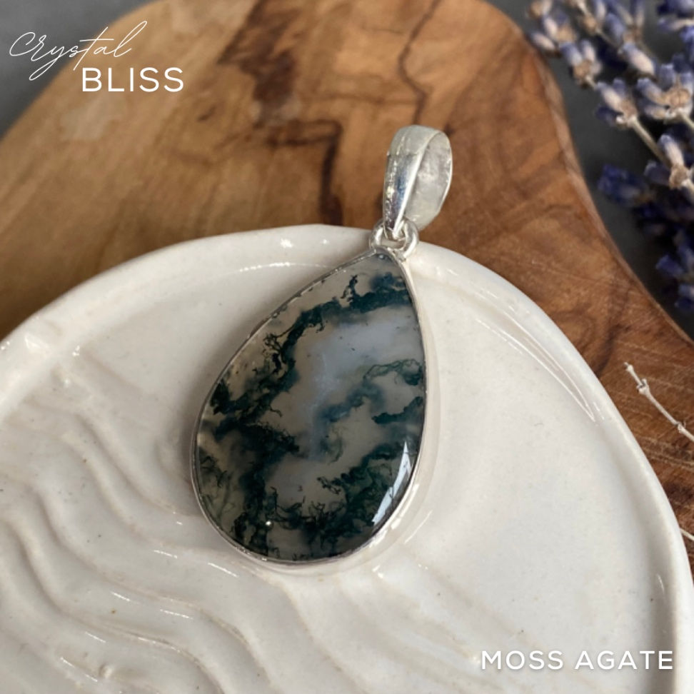 Thumbnail: Moss Agate Pendant #12