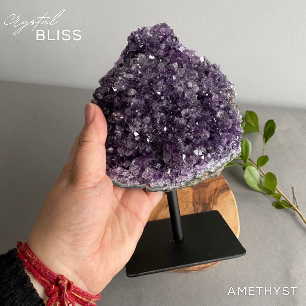Amethyst Cluster on Stand #19
