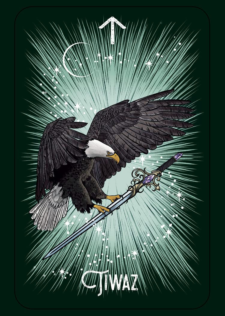 Thumbnail: Witch's Familiar Runic Mini Oracle Deck by Athene Noctua