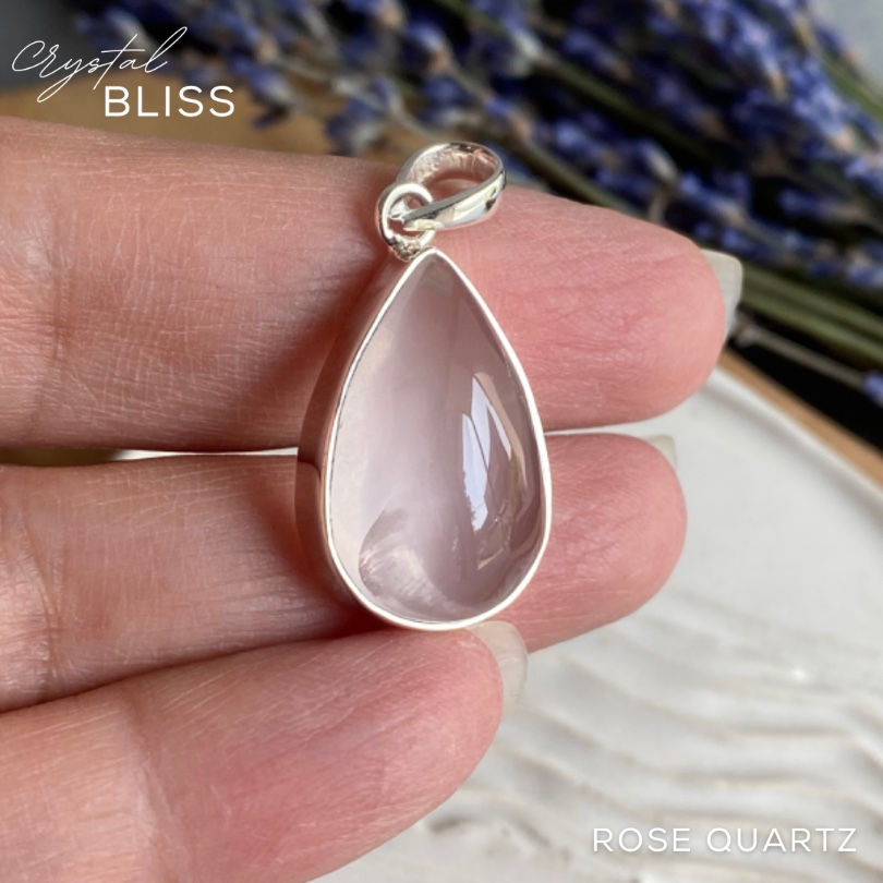 Thumbnail: Rose Quartz Pendant #5