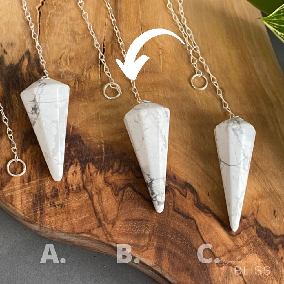 Thumbnail: Howlite Pendulum