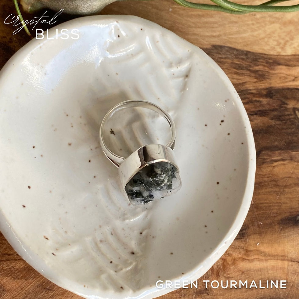 Thumbnail: Green Tourmaline Ring #2