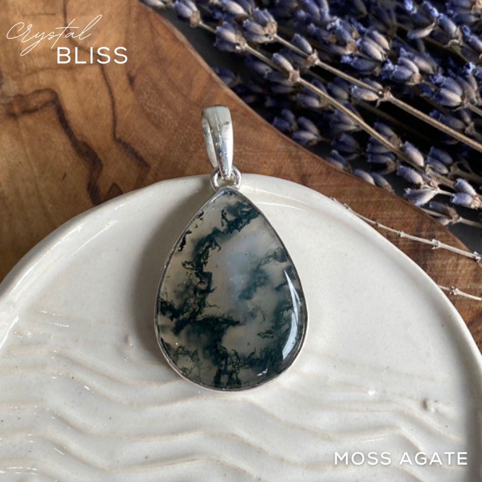 Moss Agate Pendant #12