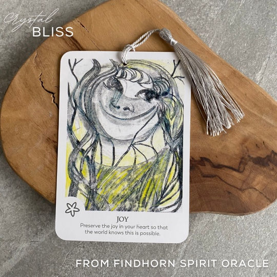 Thumbnail: Oracle Bookmark from the Findhorn Spirit