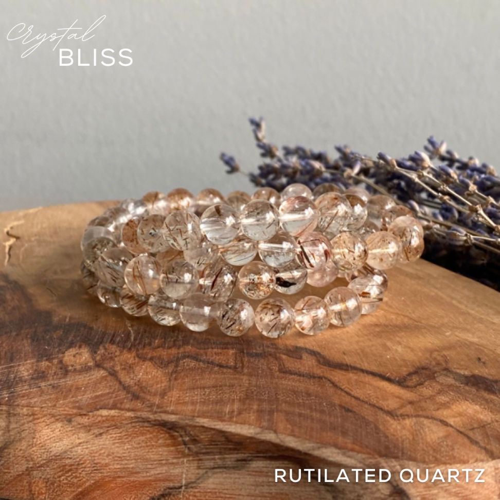 Thumbnail: Copper Coloured Rutilated Bracelet