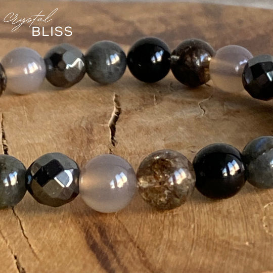 Thumbnail: Iron Veil • The Strategic Protector Bracelet Mix