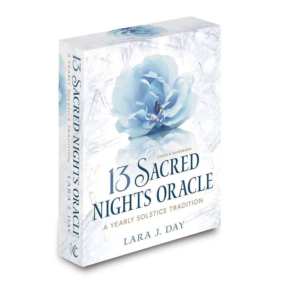 Thumbnail: 13 Sacred Nights Oracle Deck - by Day, Lara J