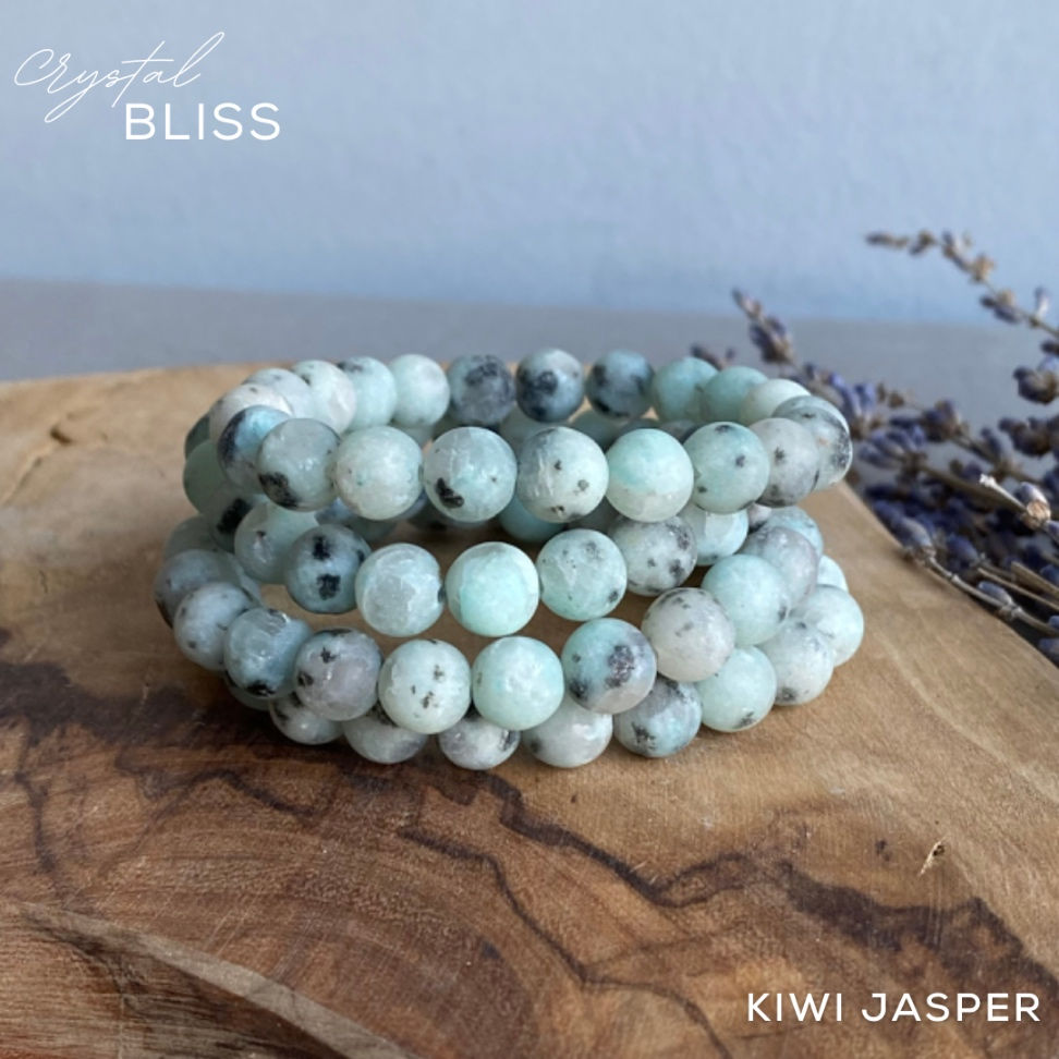 Thumbnail: Matte Kiwi Jasper Bracelet