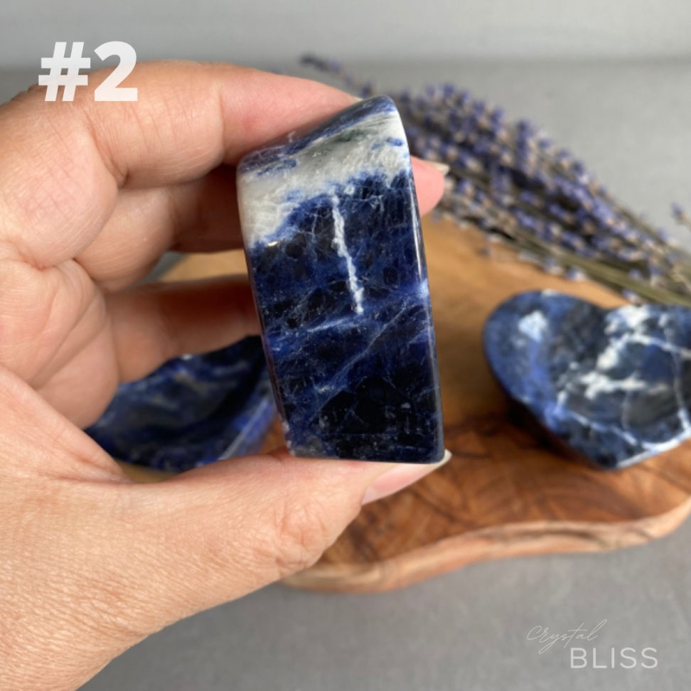 Thumbnail: Sodalite Heart Bowl  #1, #2, #3