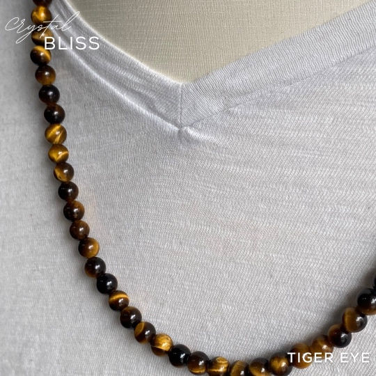 Thumbnail: Yellow Tiger Eye Necklace