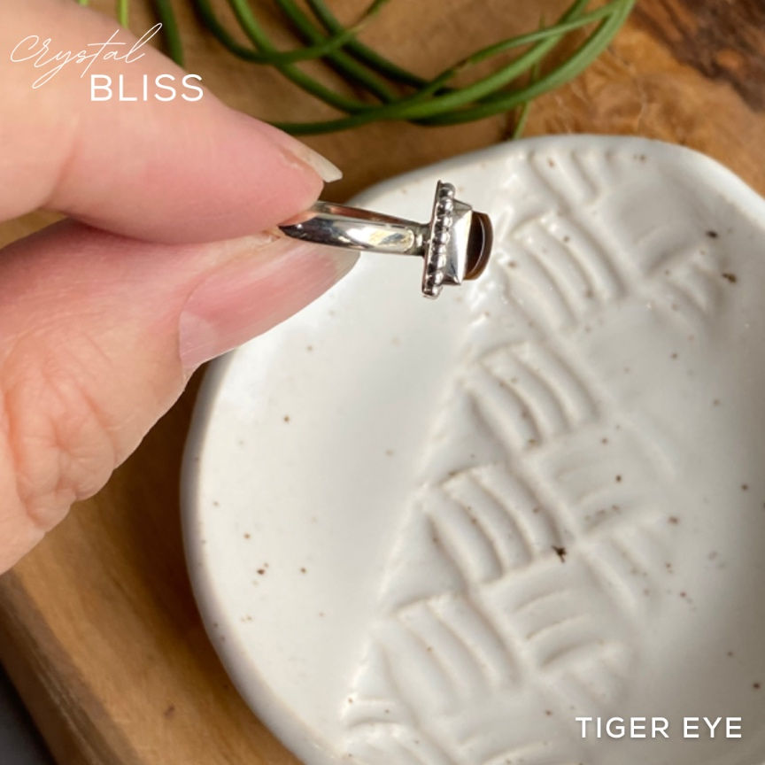 Thumbnail: Yellow Tiger Eye Ring #1