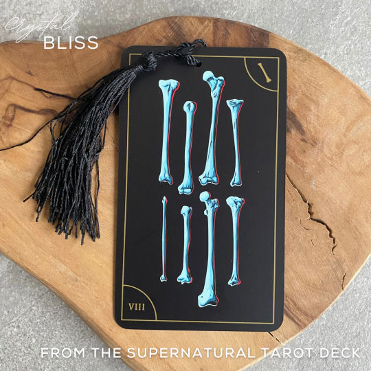 Thumbnail: Tarot Bookmark from the Supernatural Tarot