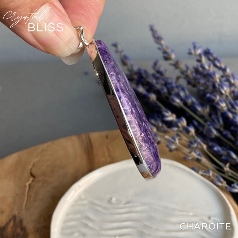 Thumbnail: Charoite Pendant #8