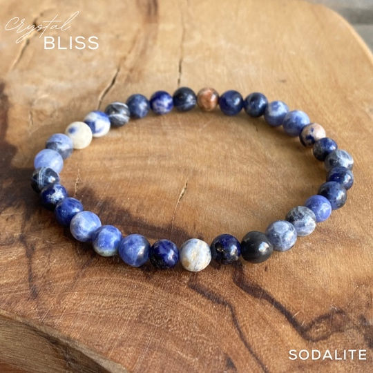Thumbnail: Dark Sodalite 6mm Bracelet