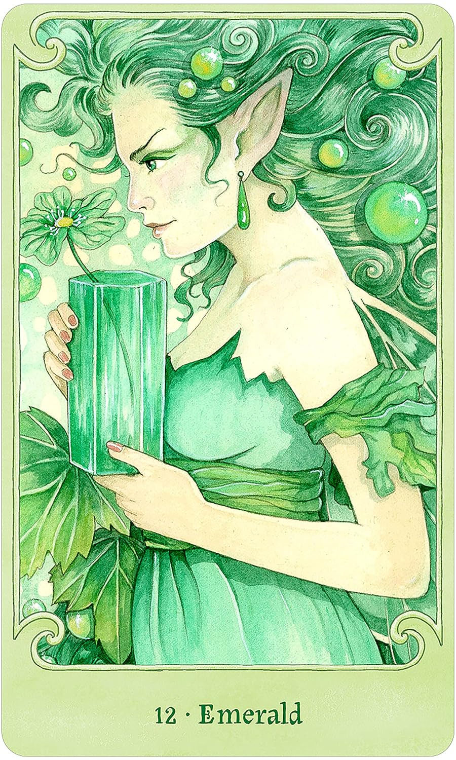 Thumbnail: Fairy Gems Deck and Book Oracle Deck - by Ellen Steiber