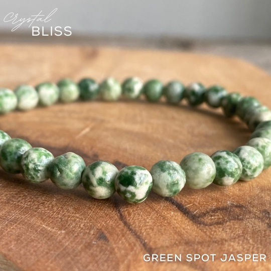 Thumbnail: Green Spot 6mm Bracelet