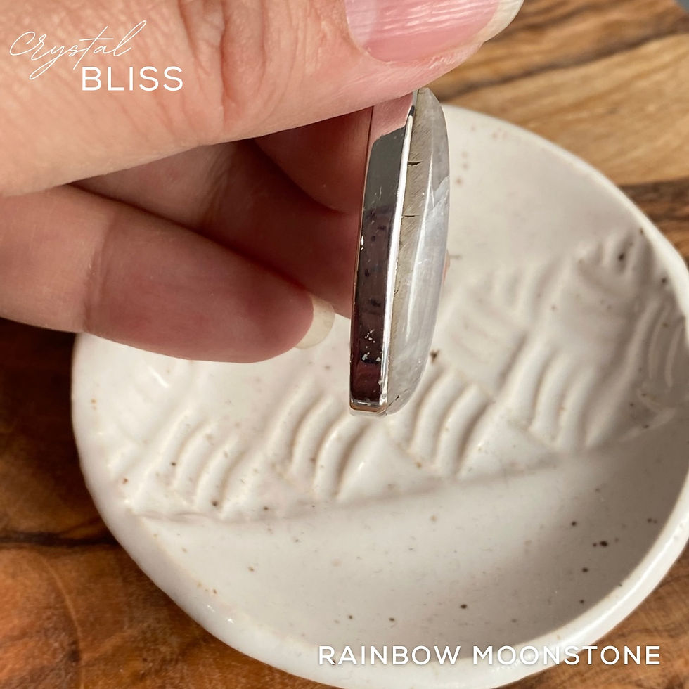 Thumbnail: Rainbow Moonstone Pendant #8