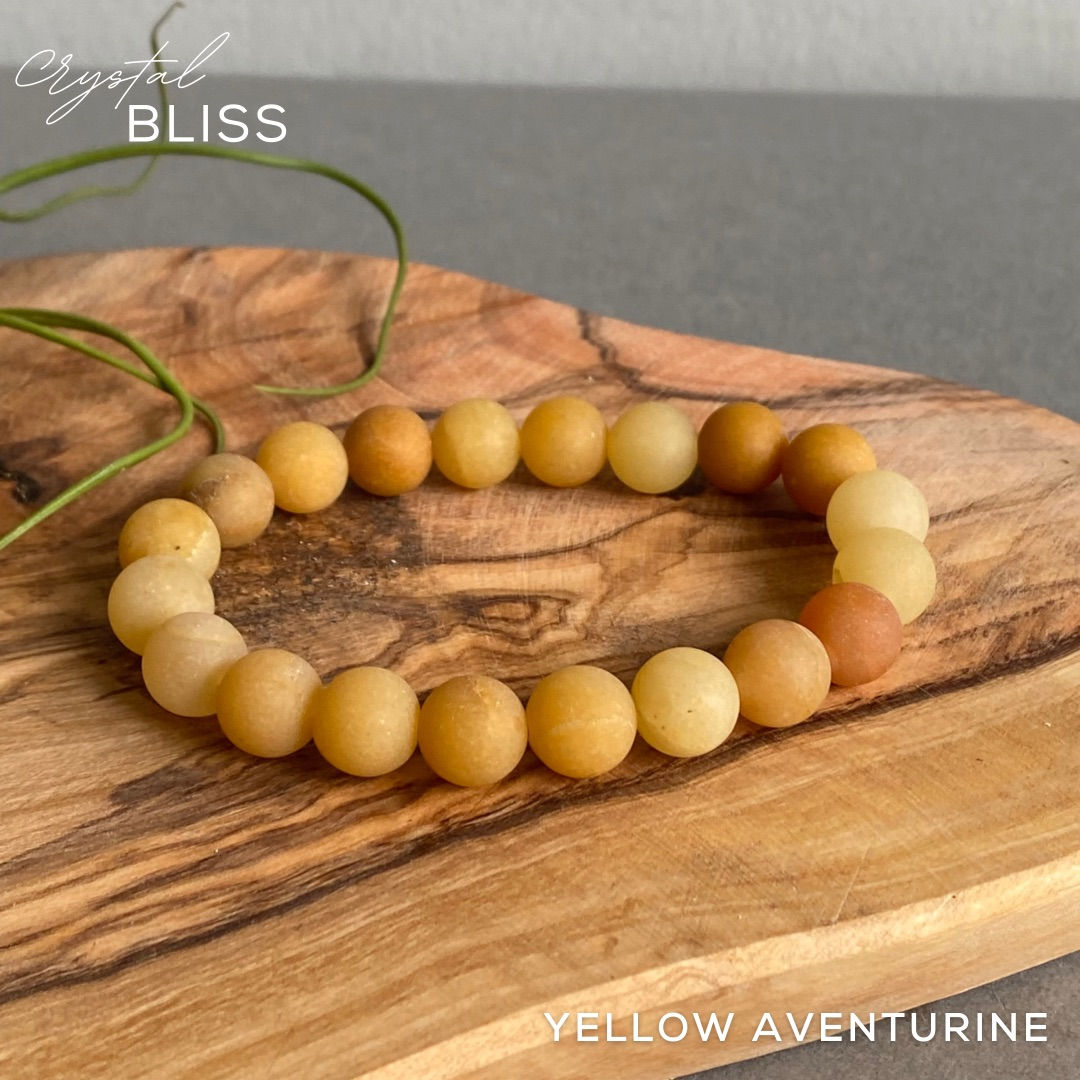 Matte Yellow Aventurine Bracelet