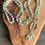 Thumbnail: Clear Quartz , Green Angelite, Green Fluorite, Howlite, Kiwi Jasper Japa Mala