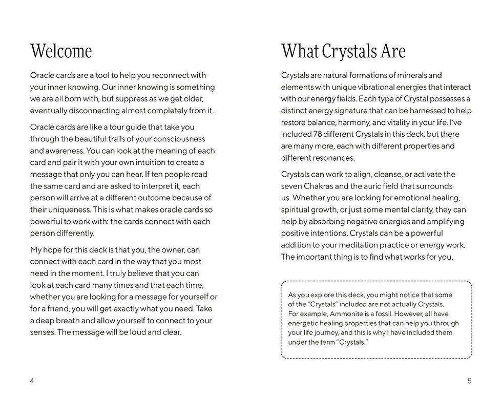 Thumbnail: Crystal Oracle Deck - by Kathy Banegas