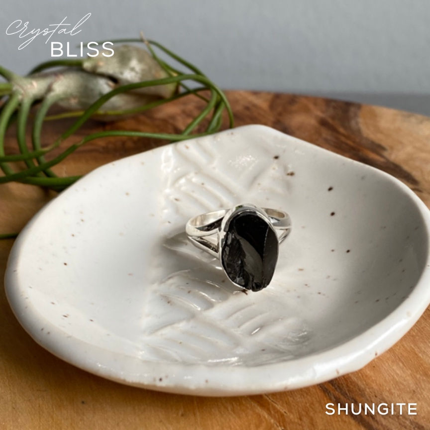 Thumbnail: Noble Shungite Ring #14