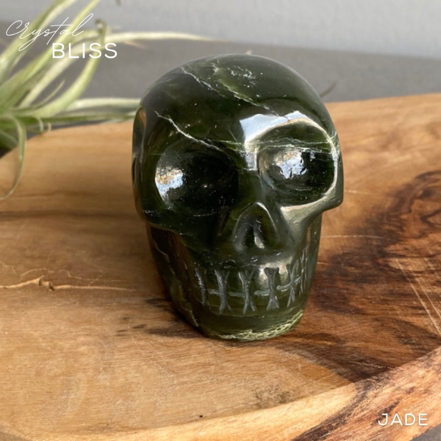 Thumbnail: Canadian B.C. Green Jade Skull #2
