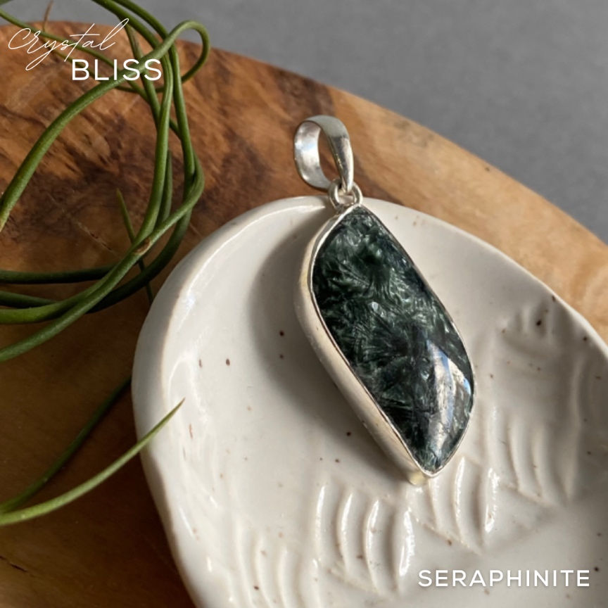 Thumbnail: Seraphinite Pendant #18