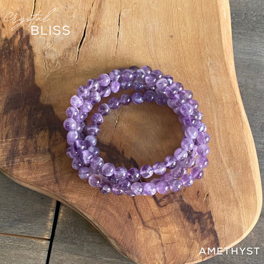 Thumbnail: Amethyst 6mm Bracelet