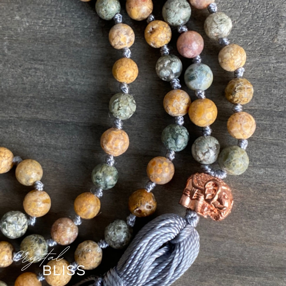 Thumbnail: Ocean Agate Japa Mala