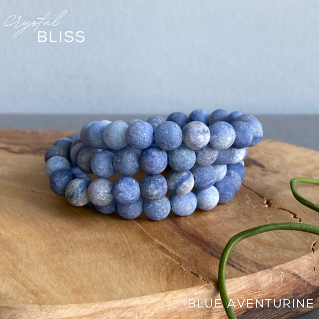 Thumbnail: Matte Blue Aventurine Bracelet