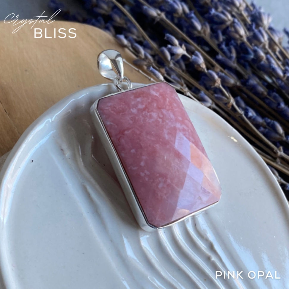 Pink Opal Pendant #C