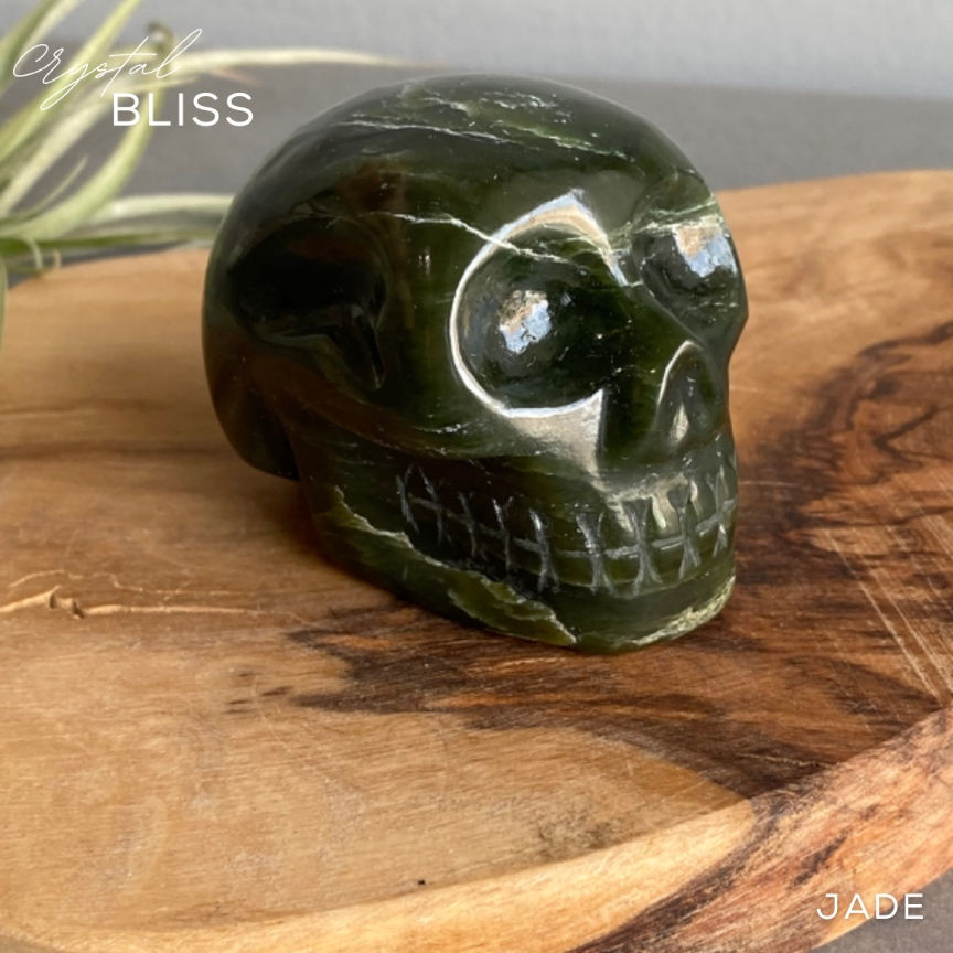 Thumbnail: Canadian B.C. Green Jade Skull #2