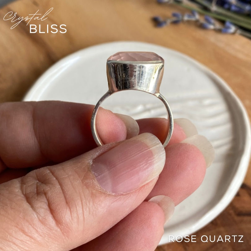 Thumbnail: Rose Quartz Ring #6