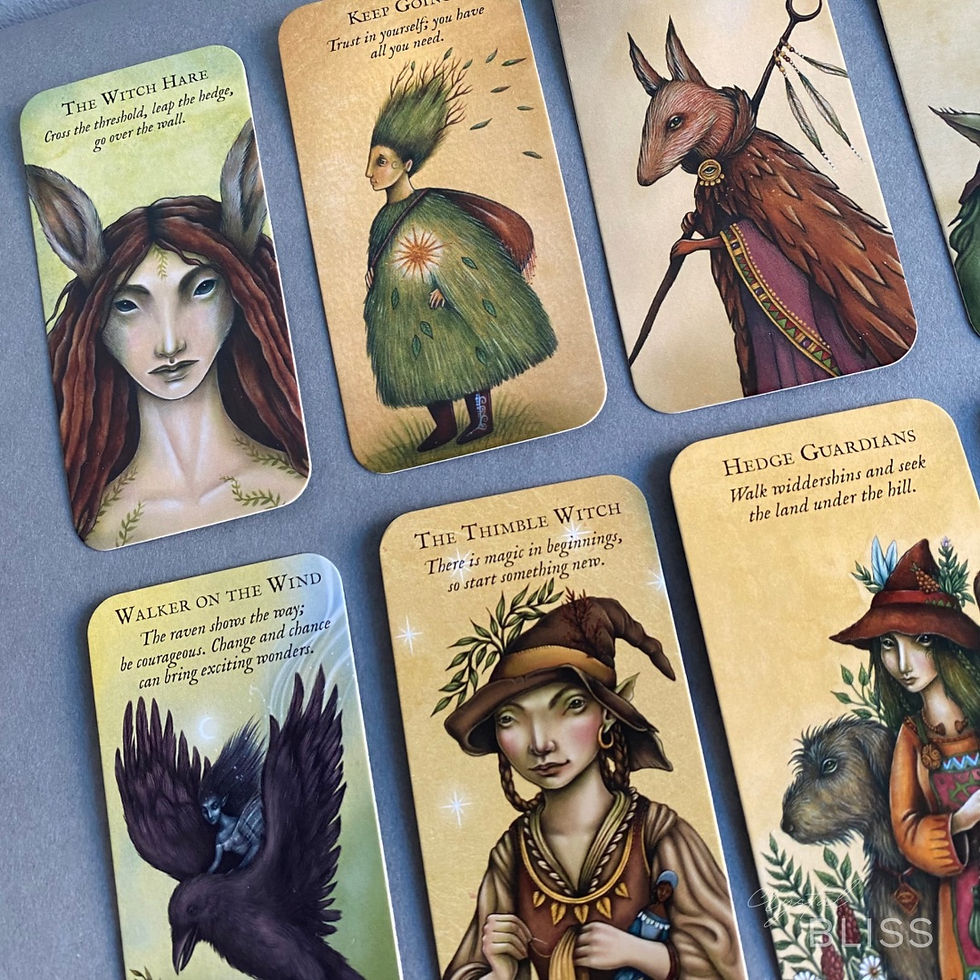 Thumbnail: Forest Fae Mini Affirmation Oracle Deck - by Nadia Turner