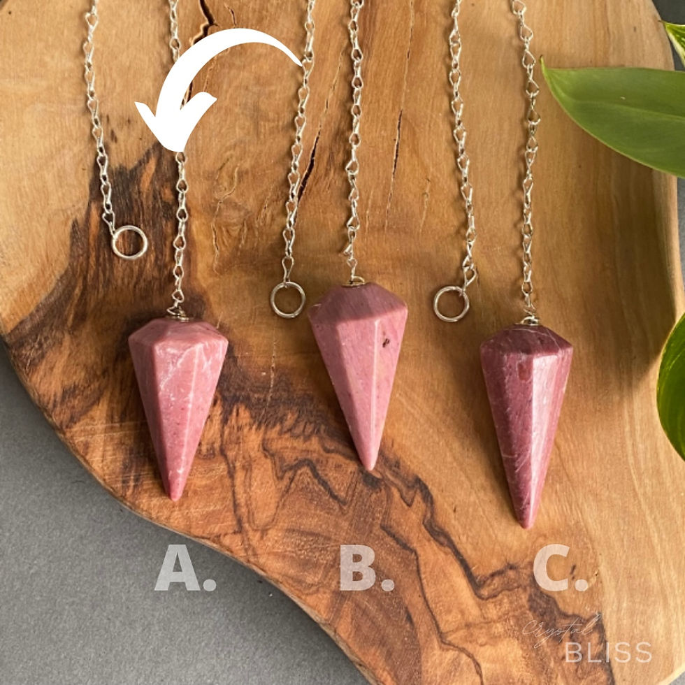Thumbnail: Strawberry Quartz Pendulum - Style #1