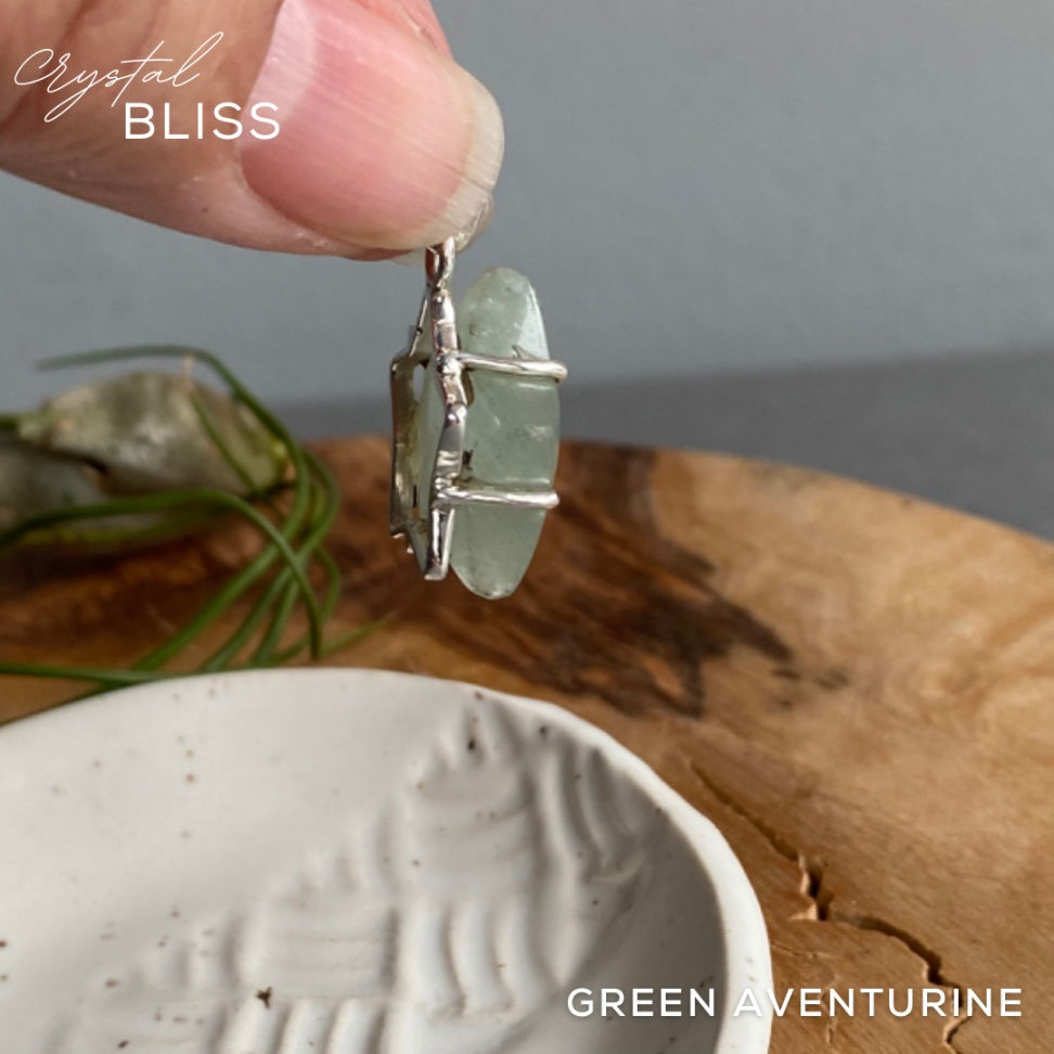 Thumbnail: Green Aventurine Star Pendant #6
