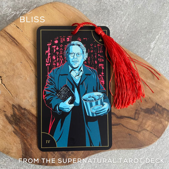 Thumbnail: Tarot Bookmark from the Supernatural Tarot