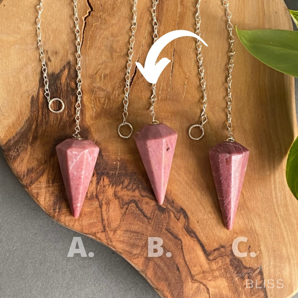 Thumbnail: Strawberry Quartz Pendulum - Style #1