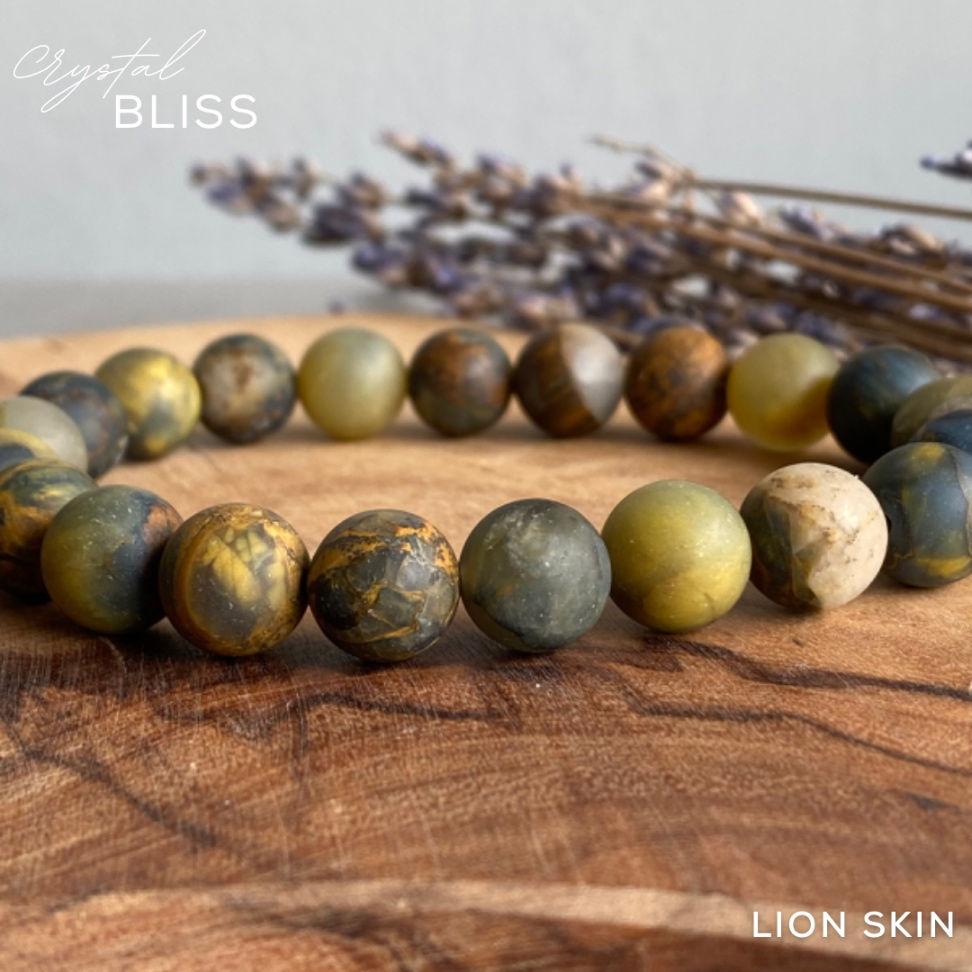 Thumbnail: Matte Lion Skin Bracelet