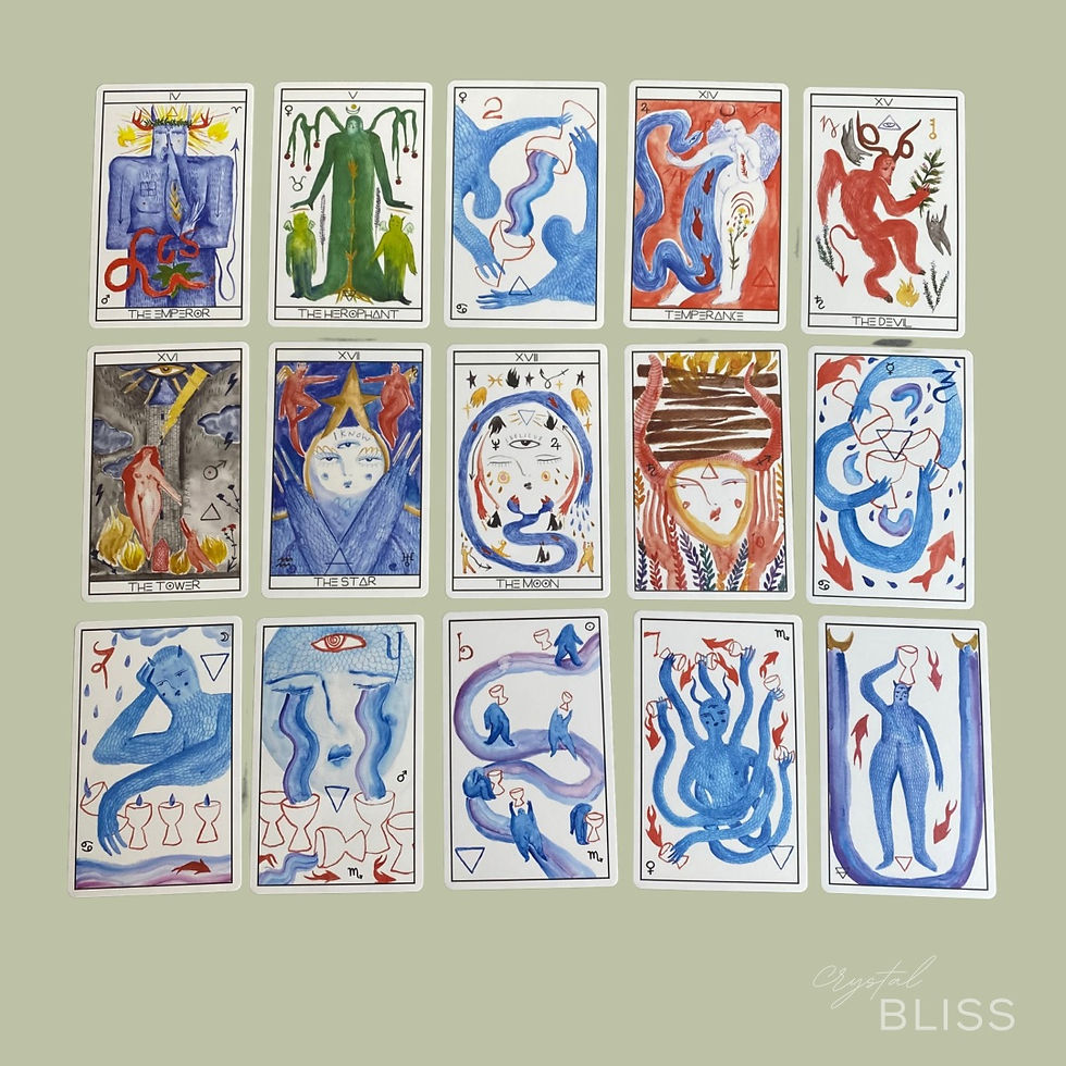 Thumbnail: SOLD OUT* Lilifer Tarot Deck - Marion Costentin - INDIE deck