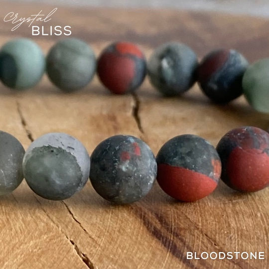 Thumbnail: Matte Bloodstone Bracelet