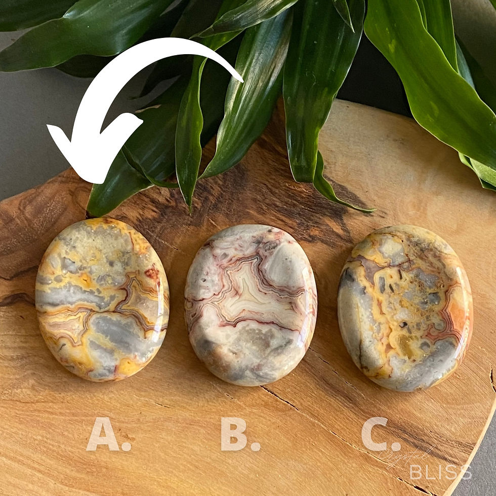 Thumbnail: Crazy Lace Agate Worry Stone