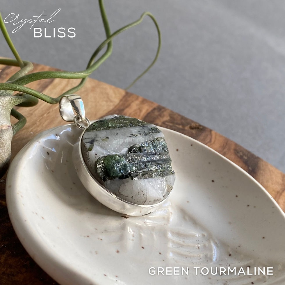 Thumbnail: Green Tourmaline Pendant #11