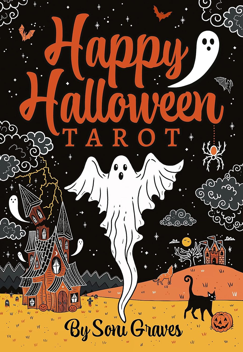 Happy Halloween Tarot Deck - Graves, Soni