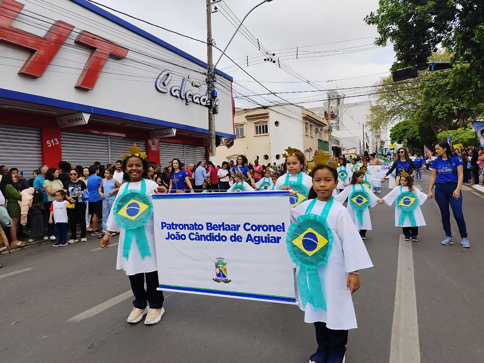 🇧🇷 PATRONATO BERLAAR NO DESFILE DE 7 DE SETEMBRO!