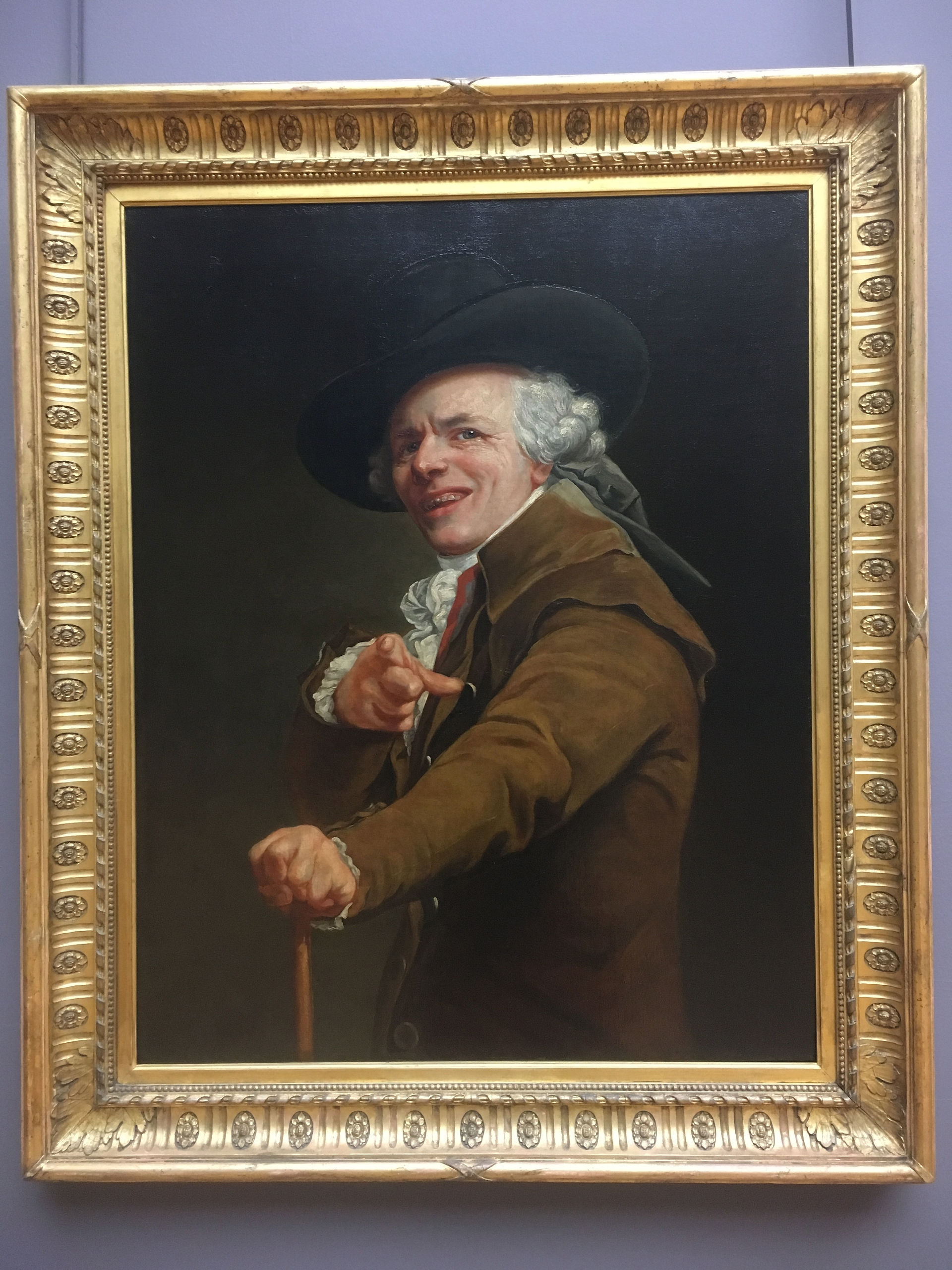 Portrait de l'artiste sous les...
